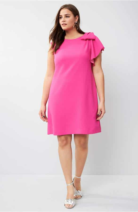 plus size dresses with sleeves for wedding guest