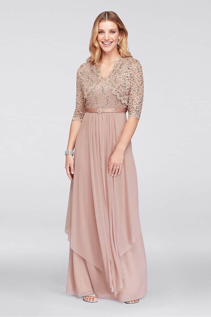 Rose Gold Mother of the Bride Dresses ...