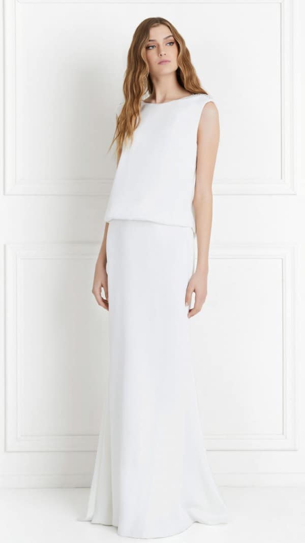 Ava Satin Wedding Dress by Rachel Zoe