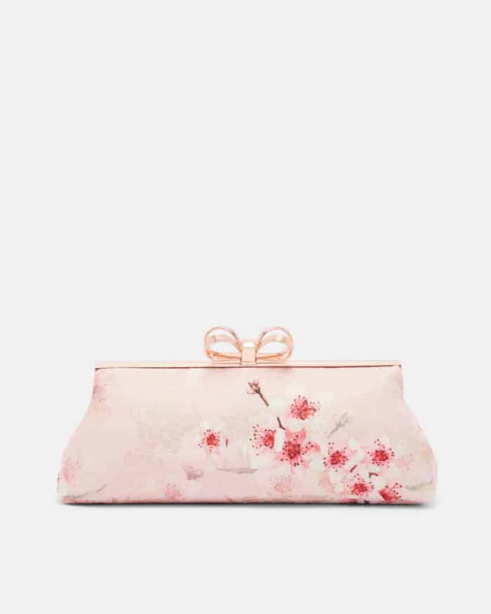 cherry blossom clutch for a wedding