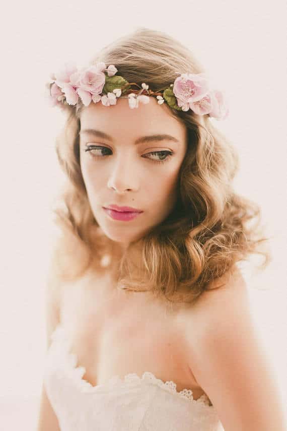 pale purple flower headpiece