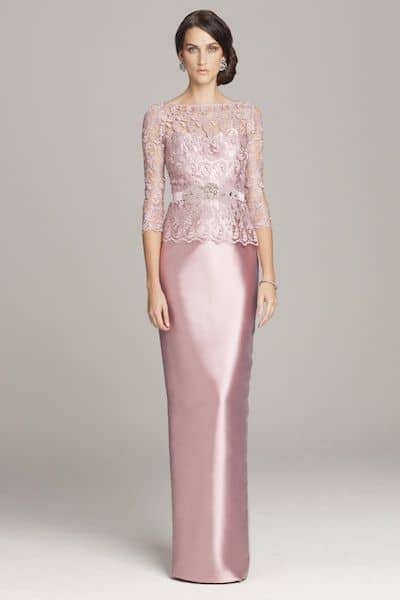 teri jon pink evening gown