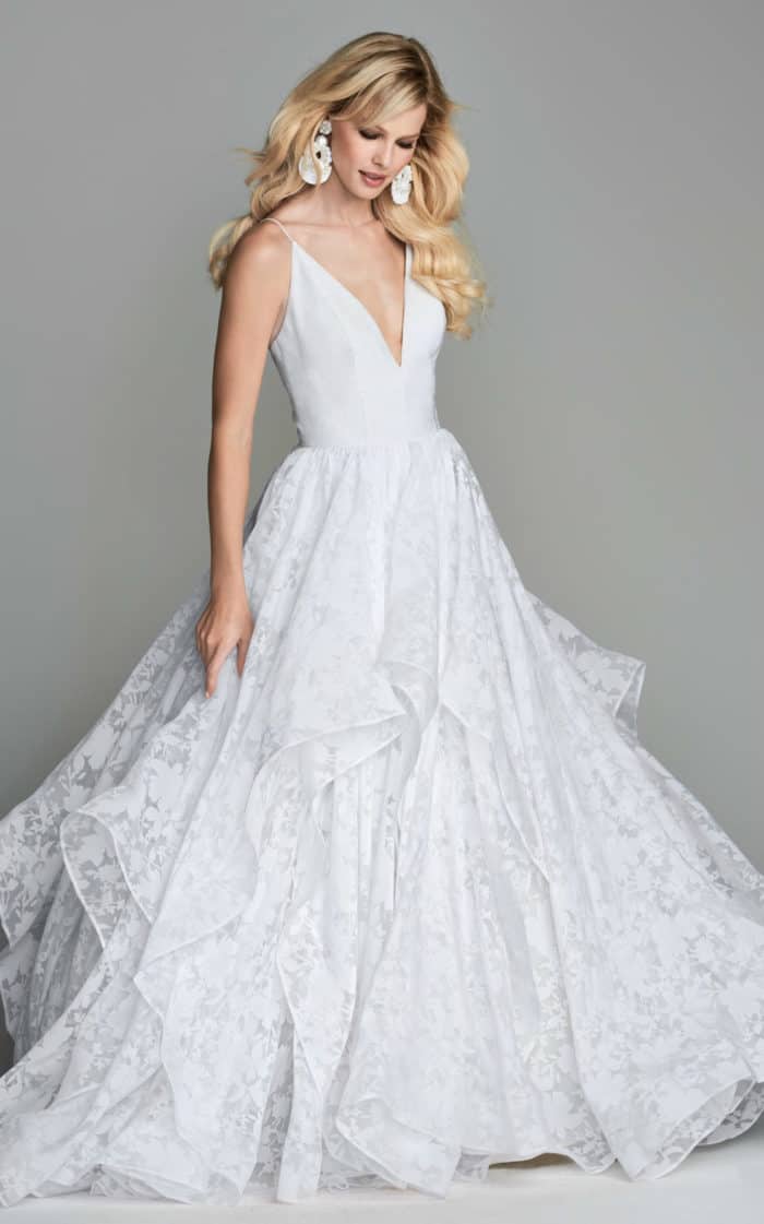 Floral ballgown wedding dress Langdon Wtoo