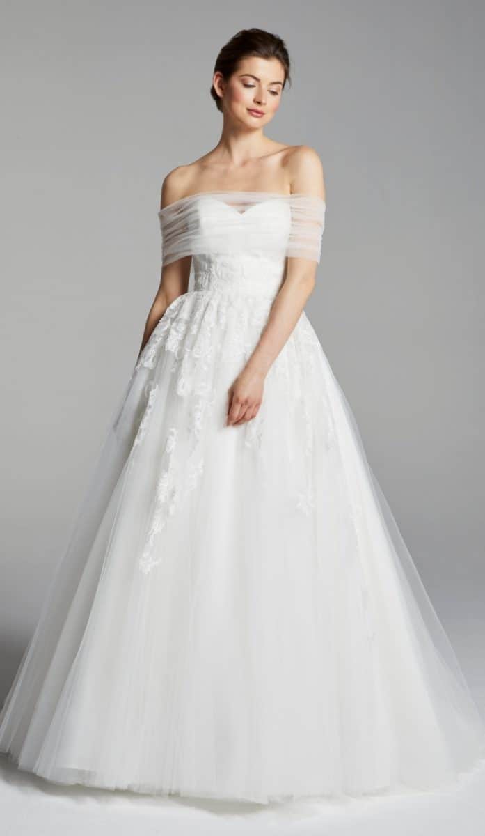 Rossi wedding dress blue willow