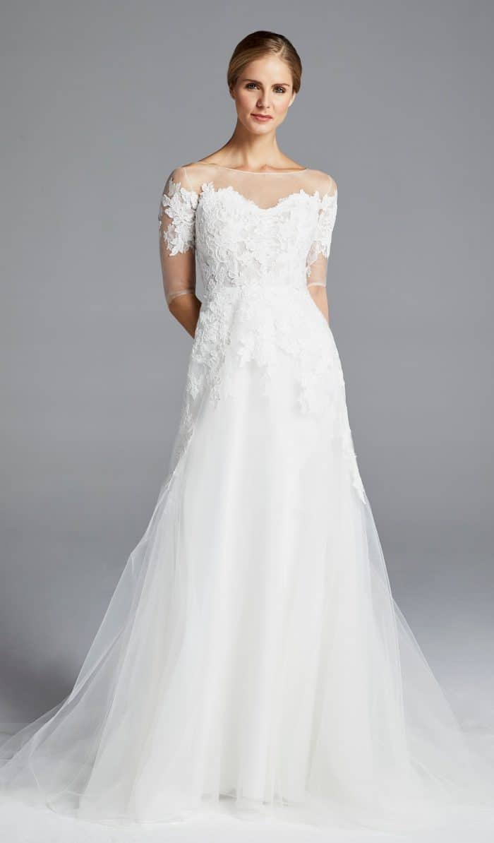 anne barge rossallini wedding dress