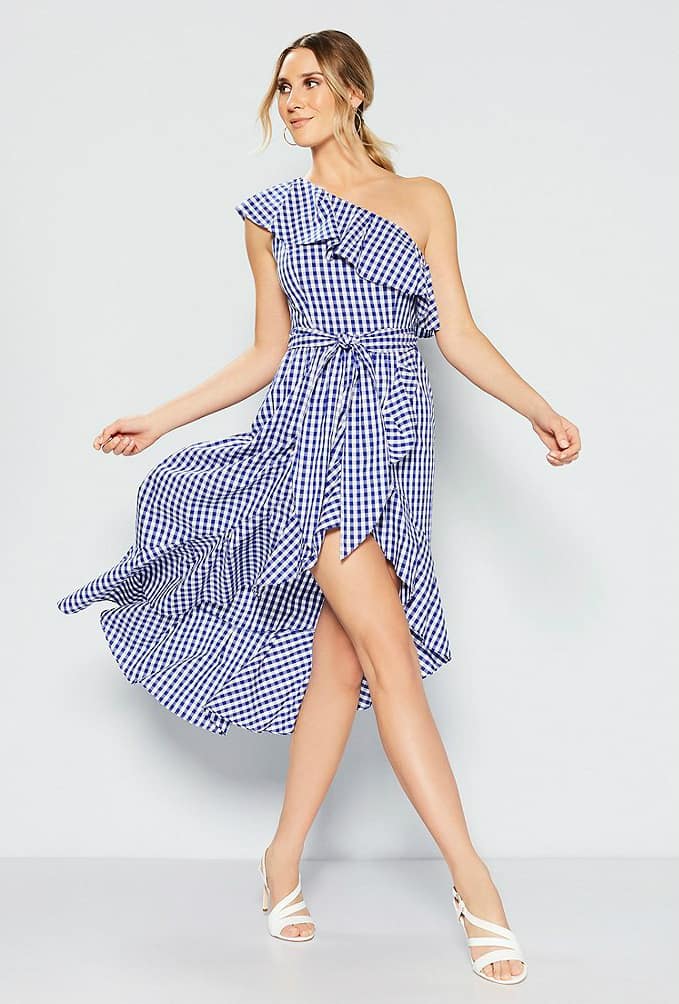 How to Style a Cute Gingham Dress - Dress for the Wedding