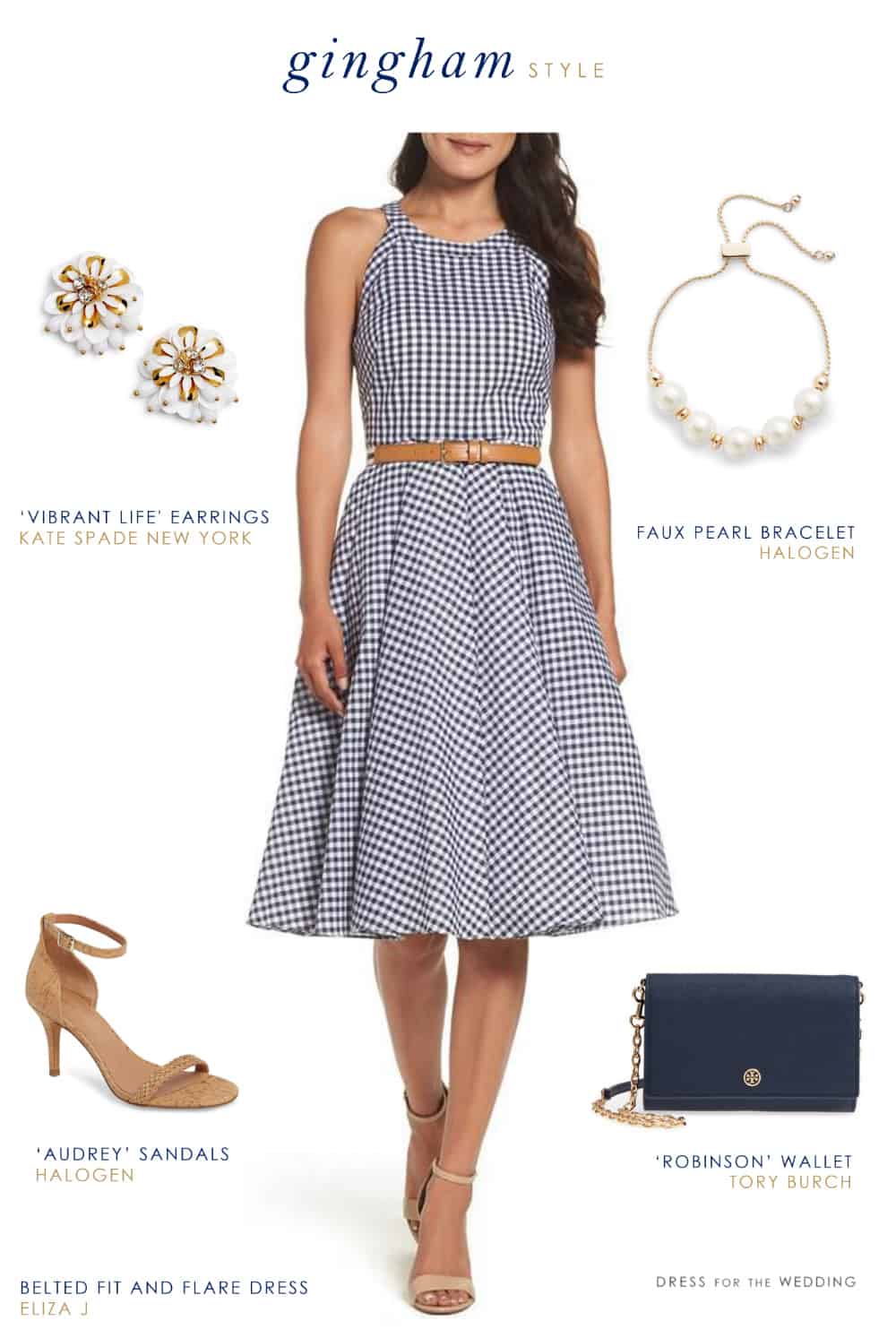 How to Style a Cute Gingham Dress ...