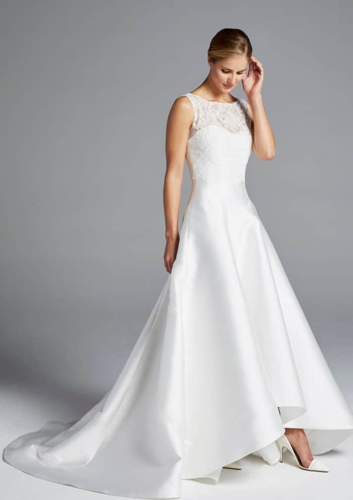 high low hem wedding dress mindy anne barge 