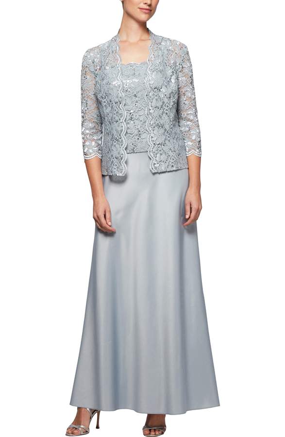 mother of the bride dress and coat ensembles