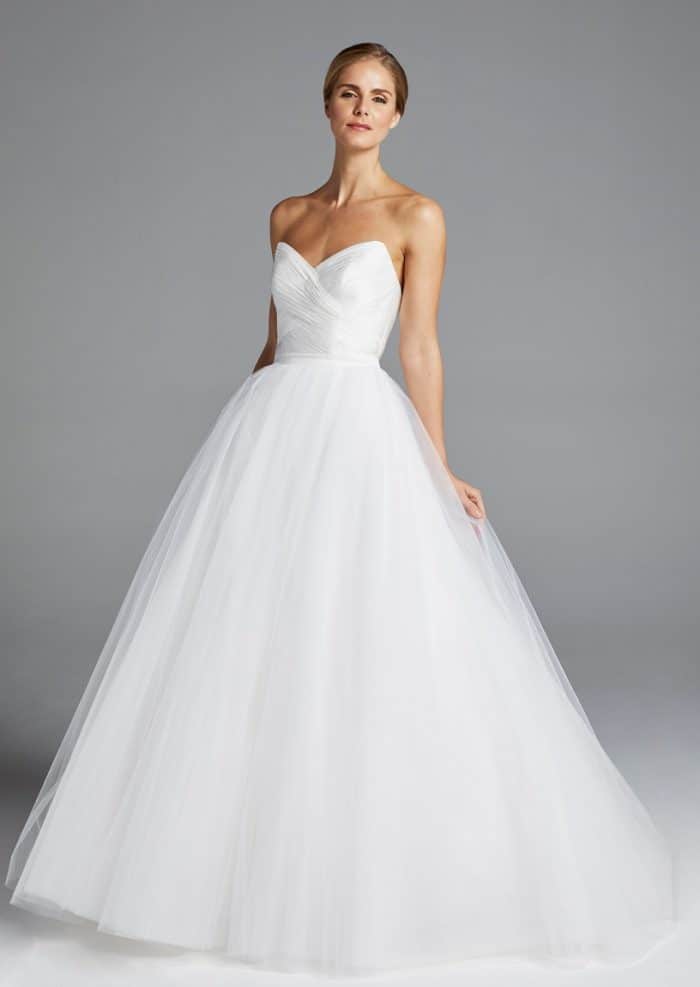 Tulle ballgown Amal wedding dress by Anne Barge