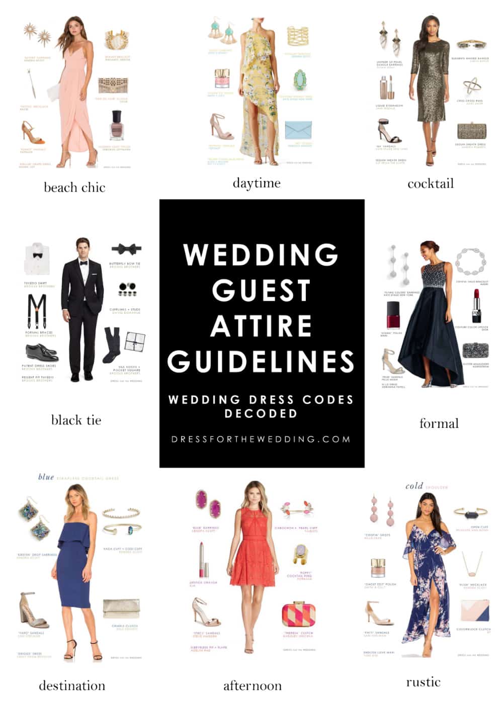 Wedding Guest Attire Guidelines ...