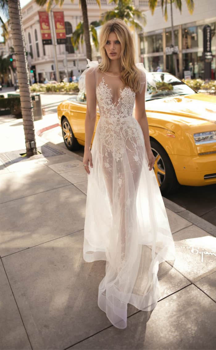 sheer lace wedding dress muse berta 2019