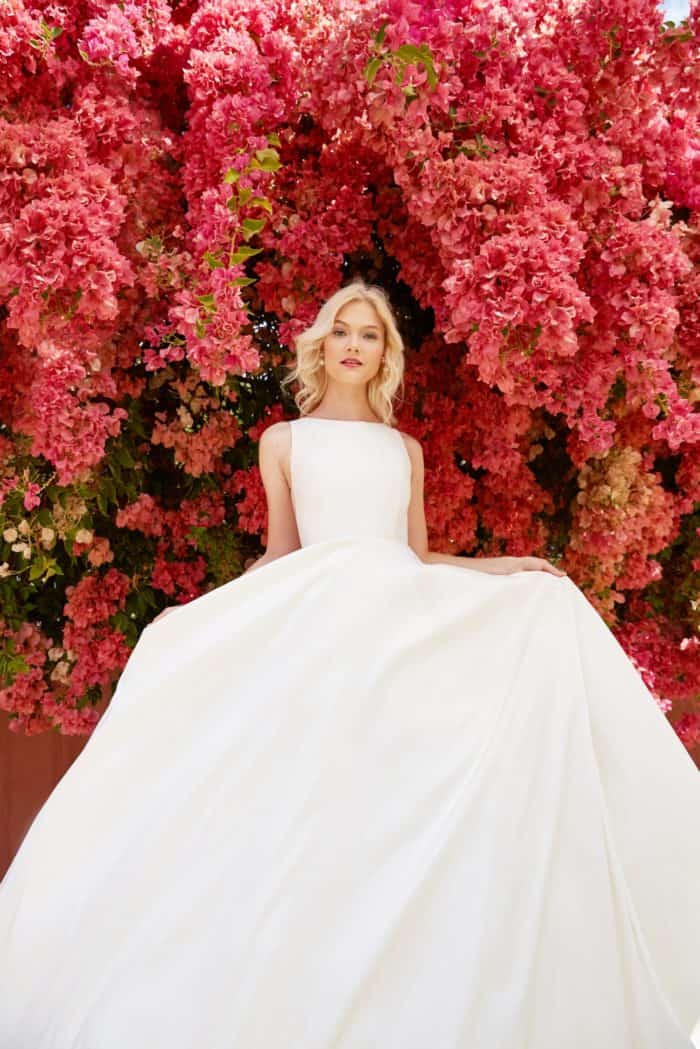 Ashton modern ball gown wedding dress