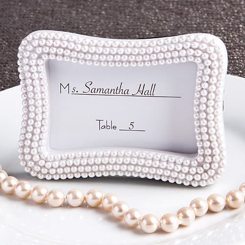 pearl frame for wedding placecards