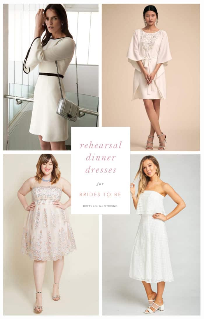 white dresses for rehearsal dinner dresses for bride to be