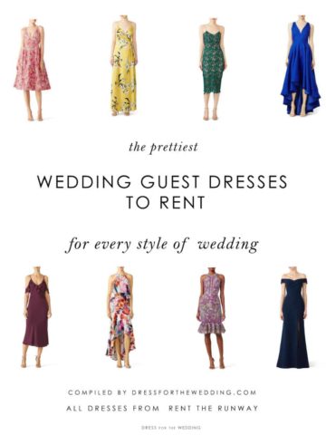 best dressses to rent for a wedding guest