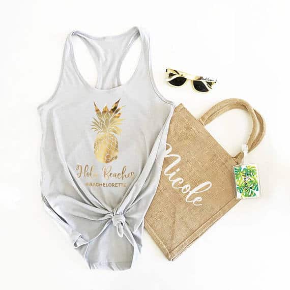 beach bachelorette party tank tops