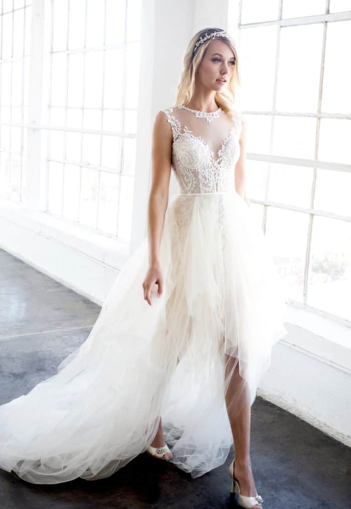 Piper wedding dress by Winnie Couture Blush