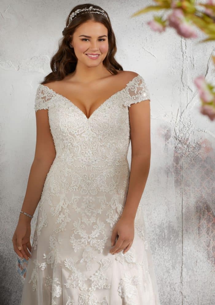 wedding renewal dresses plus size