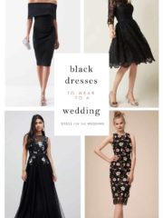 is it appropriate to wear black to an afternoon wedding