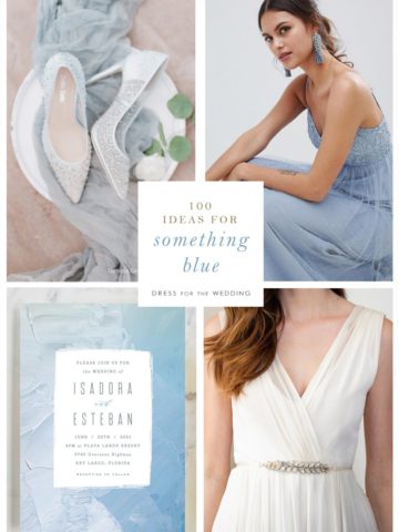 100 Ideas for Something Blue for a wedding