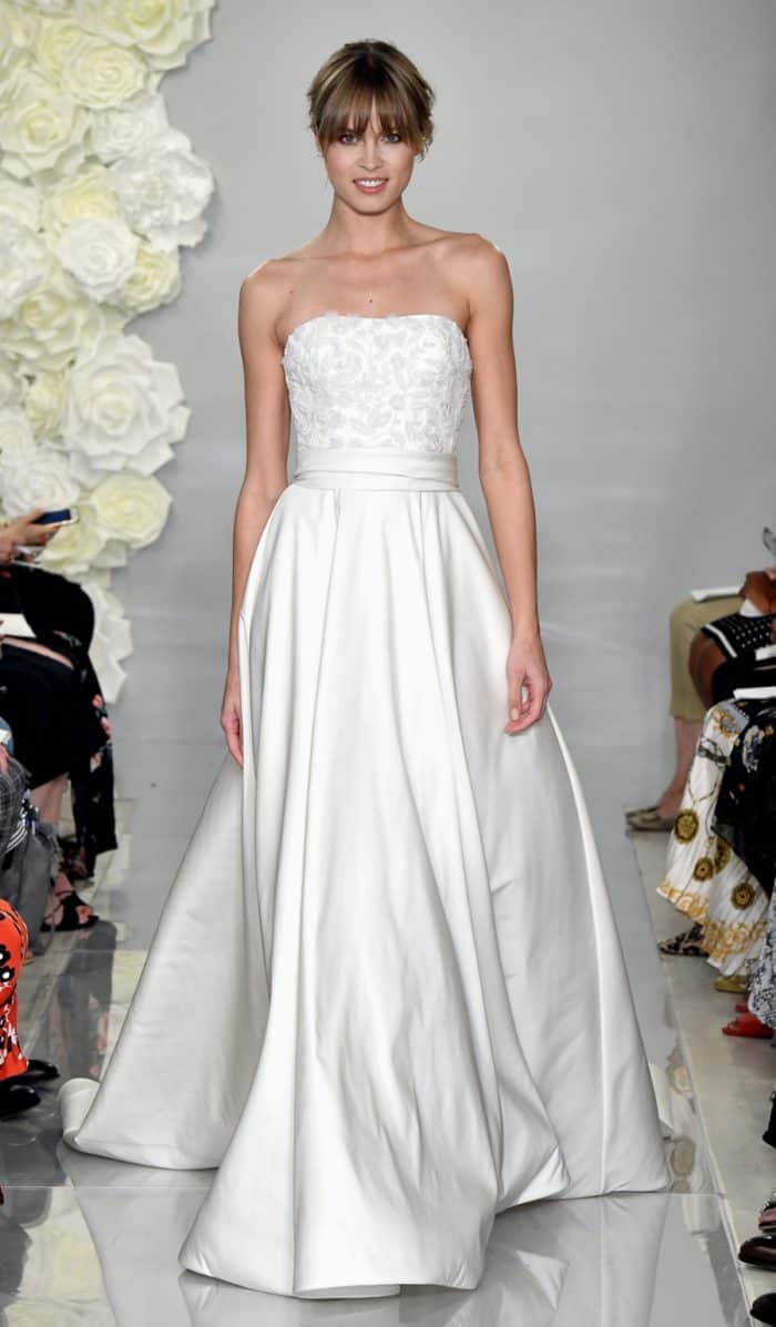 Theia wedding dresses 'Cassia' strapless wedding dress