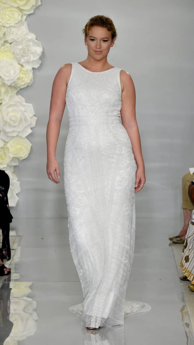 Cutaway beaded wedding dress Charlotte