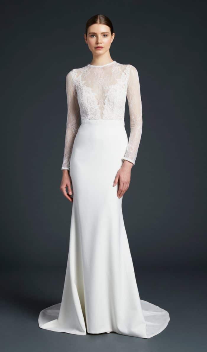  Anne Barge wedding dresses 2019 | Zaha | Long sleeve plunge 