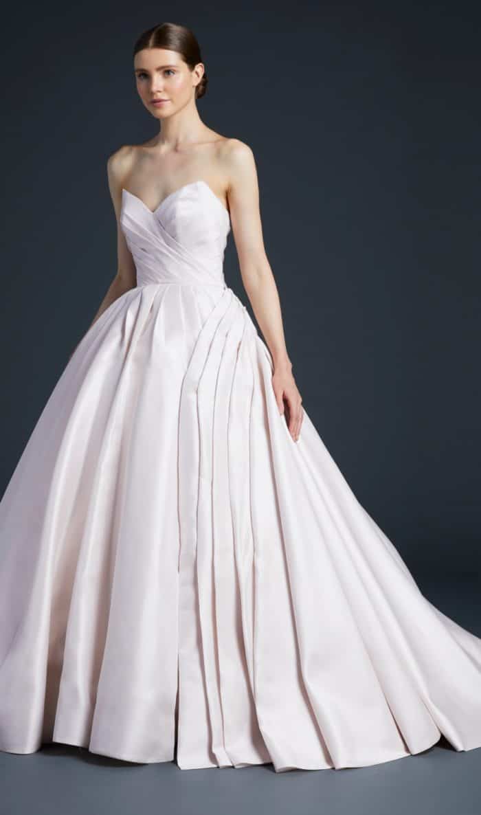 Strapless ball gown Anne Barge wedding dress | Romero