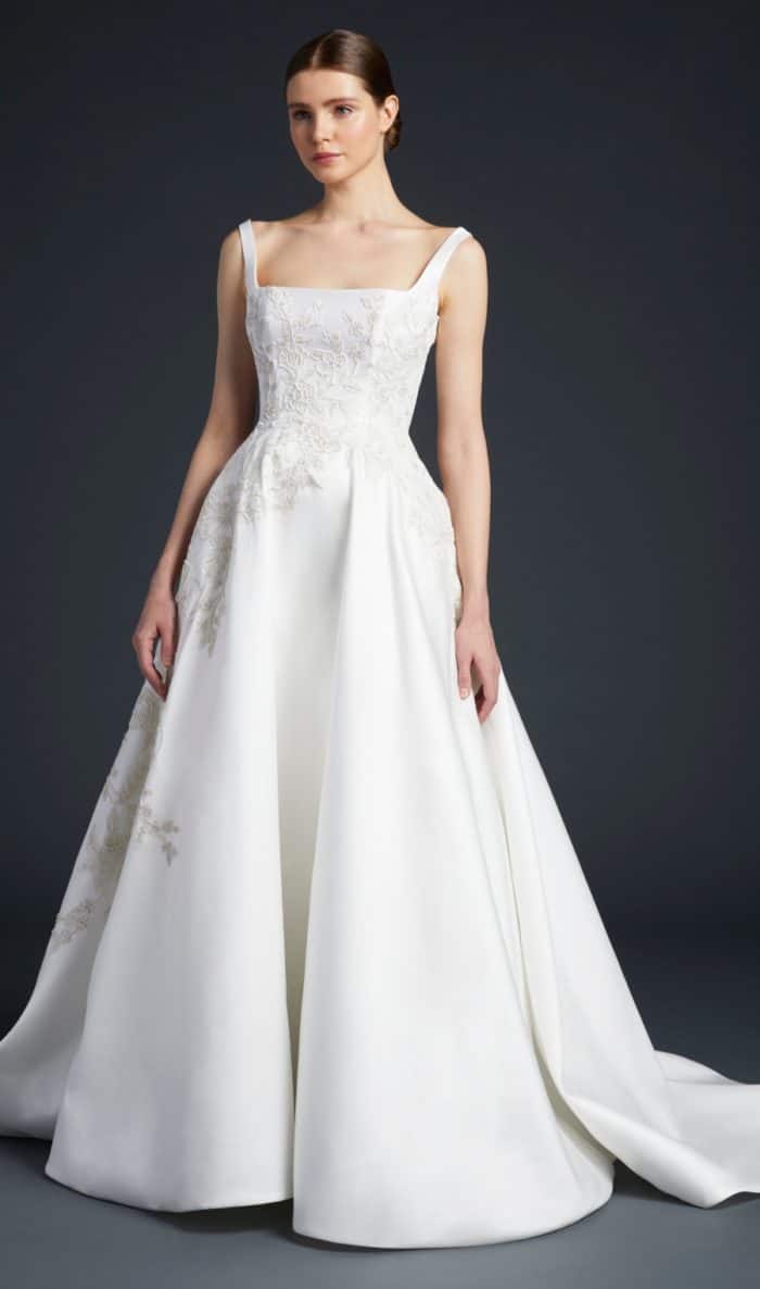 Anne Barge square neckline wedding dresses | Venturi