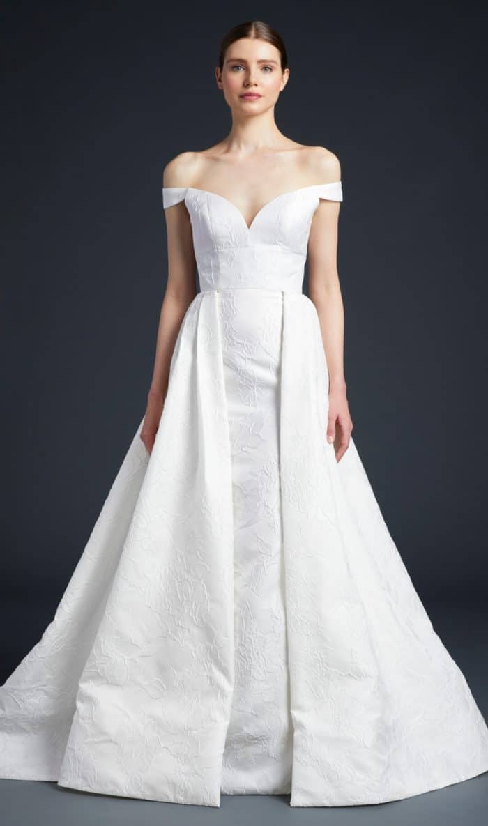 Frankie with overskirt by Anne Barge 2019 wedding dresses