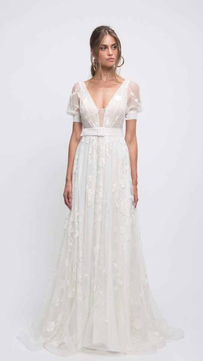 Short sleeve lace wedding dress | Lihi Hod 2019 wedding dresses