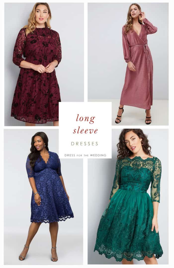 maxi dresses with long sleeves for wedding guest