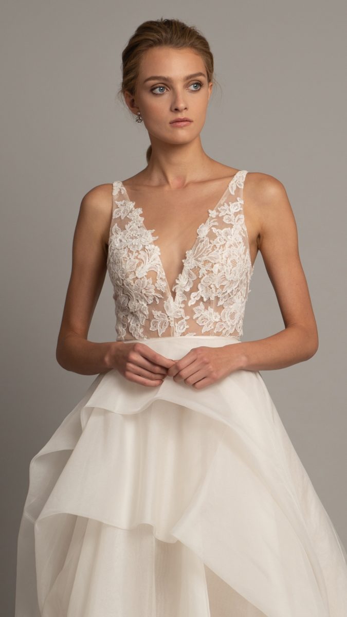 Lace bodice Jenny Yoo Collection Berkley Gown 2019