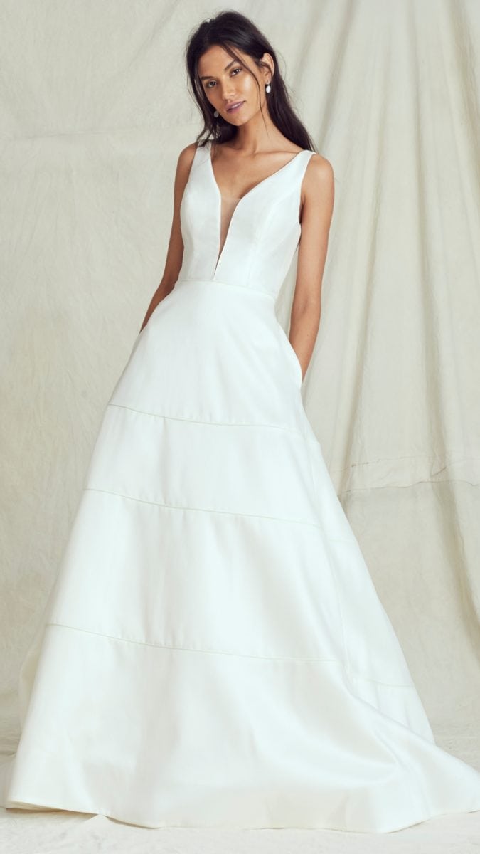 Blythe silk ball gown wedding dress by Kelly Faetanini Fall 2019 Bridal Collection