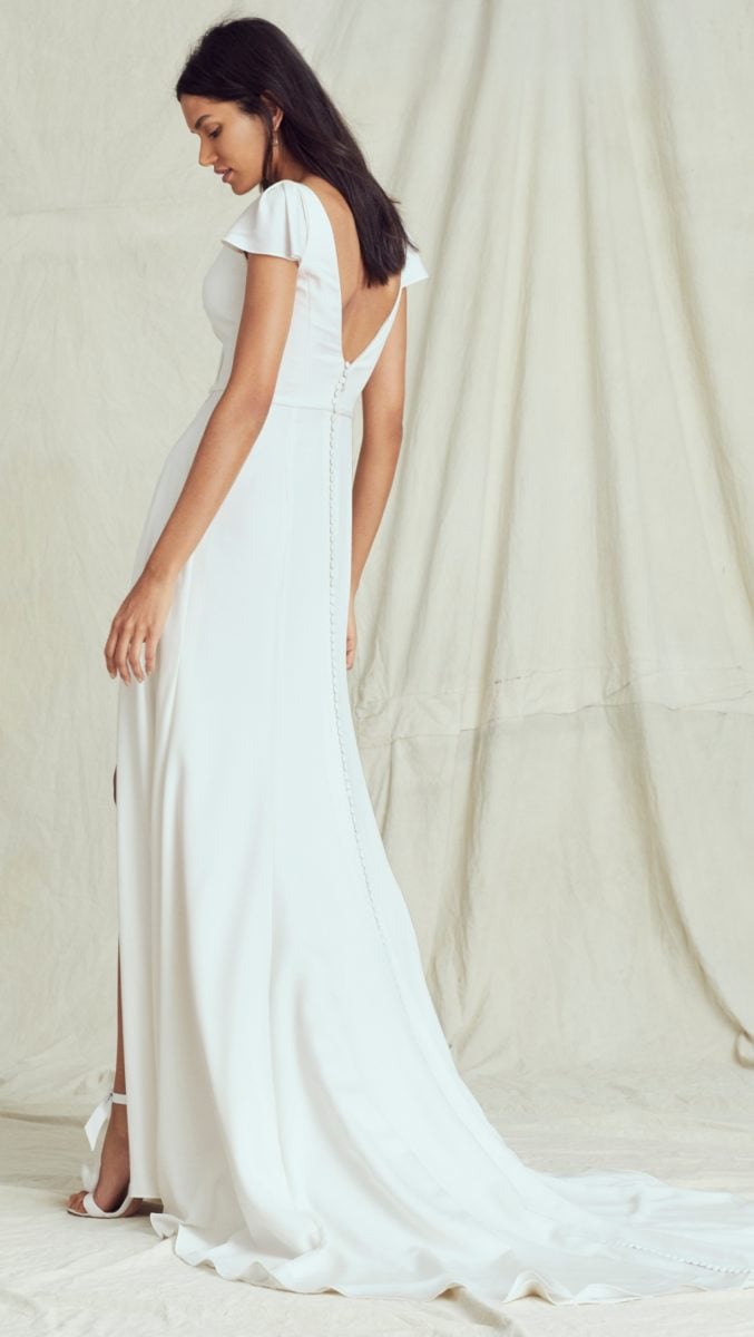 Cap sleeve wedding dress Kelly Faetanini Fall 2019 Bridal Collection