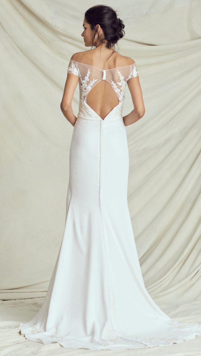 Lace illusion bodice - Joy - Kelly Faetanini Fall 2019 wedding dresses