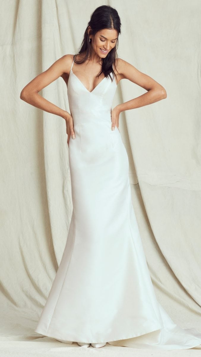 Spaghetti strap Kelly Faetanini wedding dresses Fall 2019 - Maeve