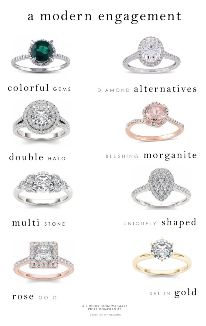 Engagement Ring Picks for the Season - Dress for the Wedding