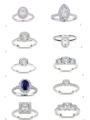 Engagement ring styles for 2018 - 2019 engagement season