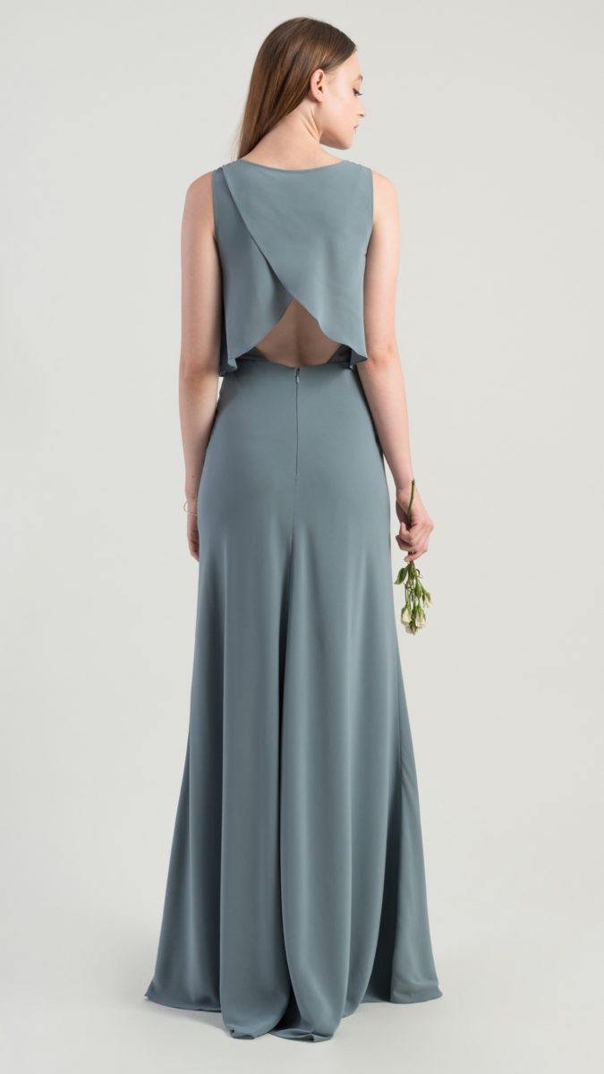 Open back bridesmaid dress by Jenny Yoo