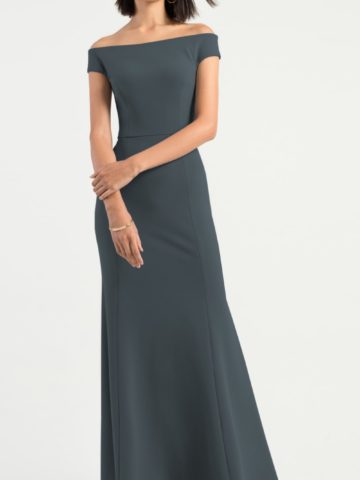 Off the shoulder bridesmaid dress | Larson Jenny Yoo