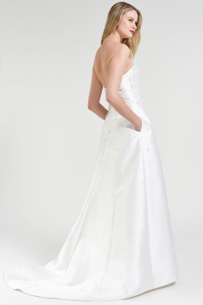 Strapless wedding dress with pockets | Odette Jenny by Jenny Yoo