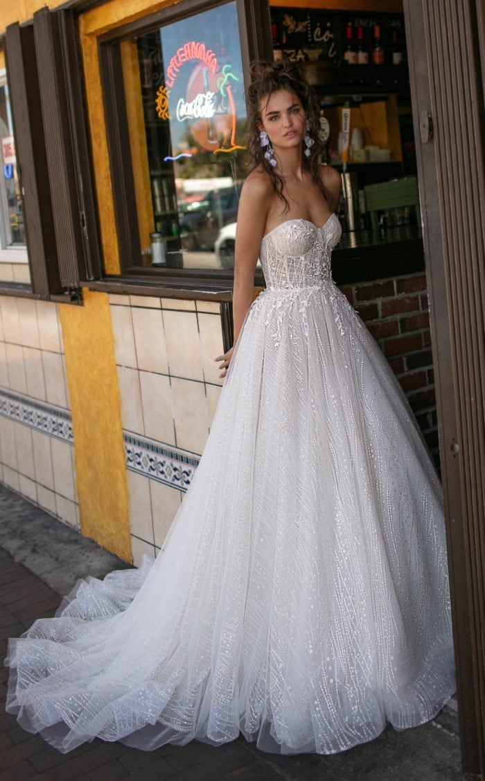 Strapless ball gown wedding dress | Berta 2019