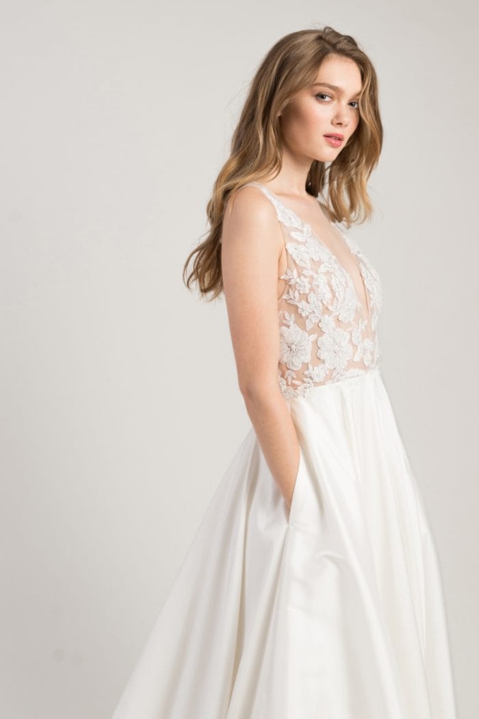 Wedding dress with pockets Connor gown Jenny by Jenny Yoo