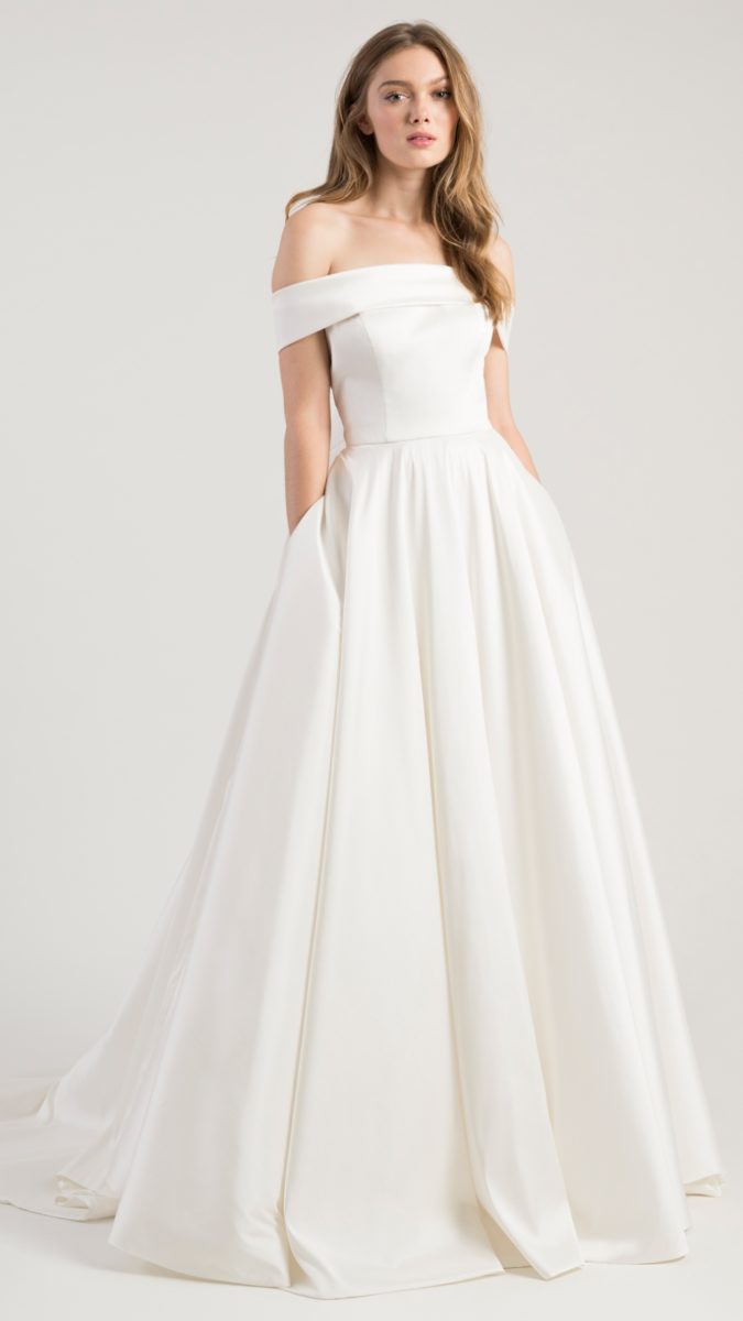 Off the shoulder ball gown wedding dress | Eliza Jenny by Jenny Yoo