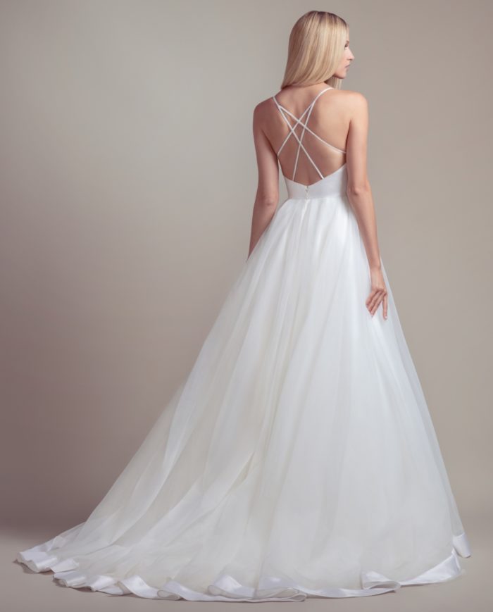 Strappy back ball gown wedding dress | Drai from Blush by Hayley Paige