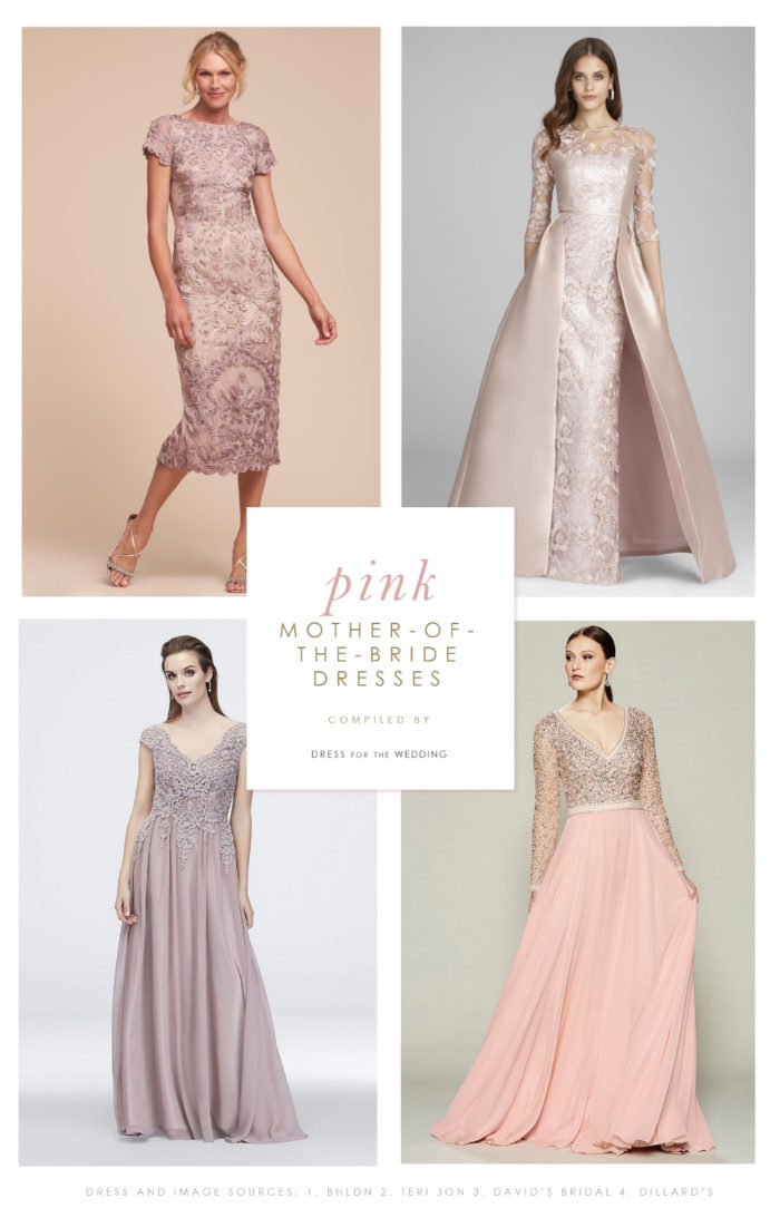 pink mother of the bride dress