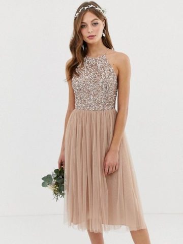 Asos Bridesmaid Dresses 2019 Sparkling tulle