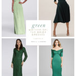Green dresses for the mother of the bride and mother of the groom